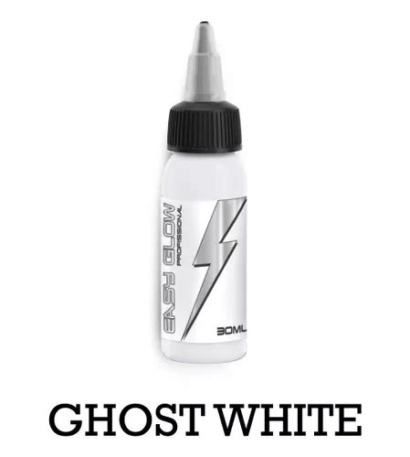 Tinta Tatuagem Easy Glow Ml Cores Cor Ghost White Parcelamento