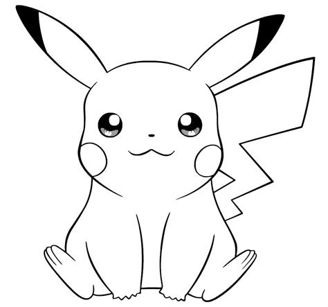 Desenhos Do Pikachu Para Colorir Atividades Educativas