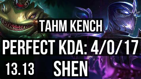 Tahm Kench Vs Shen Top Rank Tahm Na Grandmaster