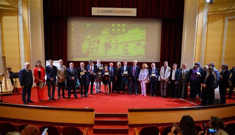 Premio letterario Casinò di Sanremo Antonio Semeria assegnati i