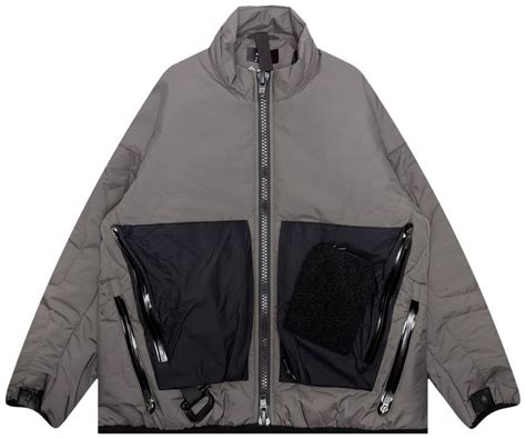 buy acronym modular liner jacket greyblack ja ws grey goat
