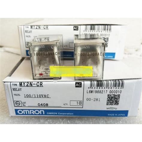 10個入りセット 新品 オムロン Omron製 ミニパワーリレー My2n Cr 110vac Qt 00870 Cjft Store