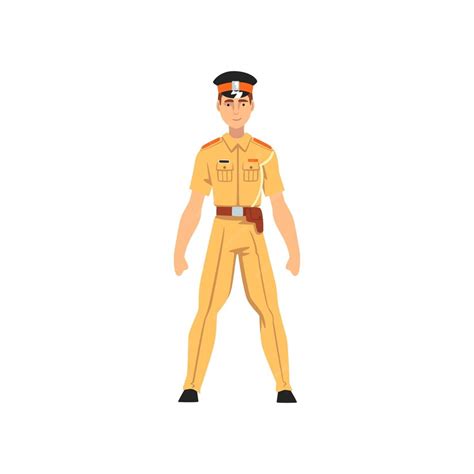 Premium Vector Security Police Officer Professional Policeman