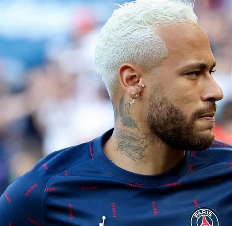 Warming Up Neymar Jr Psg Metz Cabelo Neymar Cabelo