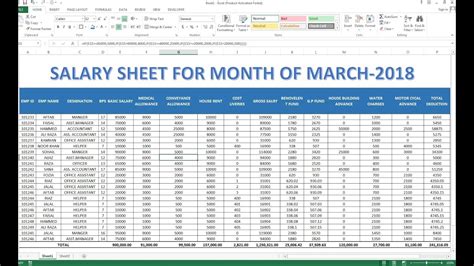 Here’s A Quick Way To Solve A Info About Salary Excel Sheet Sample - Popking