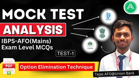 IBPS AFO Mains 2024 Mock Test Analysis Best Approach Option