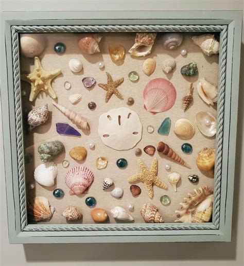 Shell & Beach Finds Shadow Box Ideas Sea Crafts, Sea Glass Crafts ...