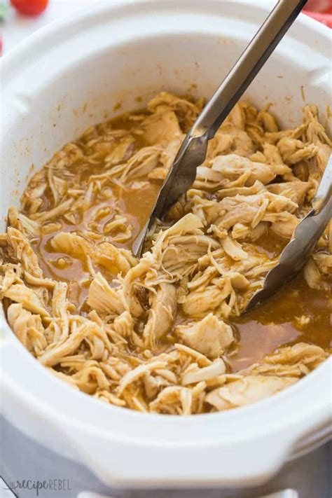 Crockpot Chicken Tacos Recipe The Recipe Rebel