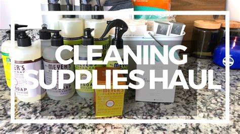 Huge Cleaning Haul Healthy Natural Products Youtube