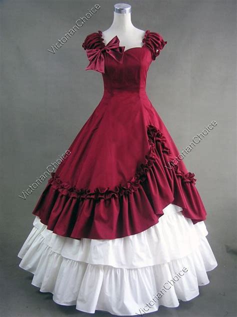 Southern Belle Civil War Ball Gown Formal Dress Steampunk Reenactment