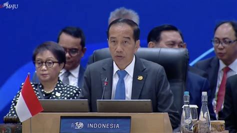 Jokowi Sebut Kelangkaan Air Dapat Memicu Perang Saat Beri Sambutan Di