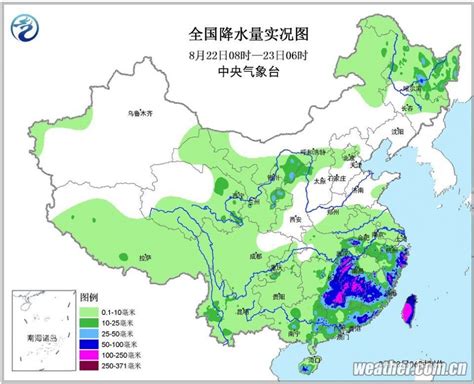 科学网—日降水资源总量与笼罩面积报告 201308月22日 张学文的博文