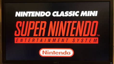 Snes Classic Usb Host Custom Boot Screen Bootpng Youtube