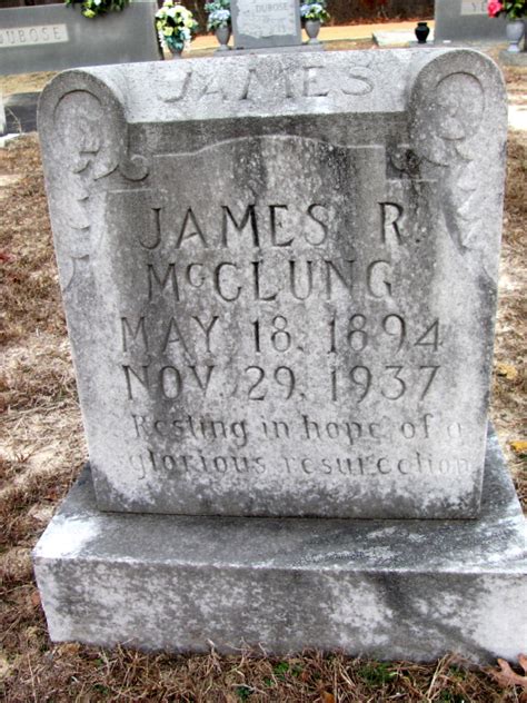 James R McClung 1894 1937 Homenaje De Find A Grave