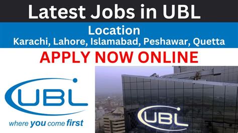 UBL Bank Jobs 2024 Apply Now Pak Jobs Pro