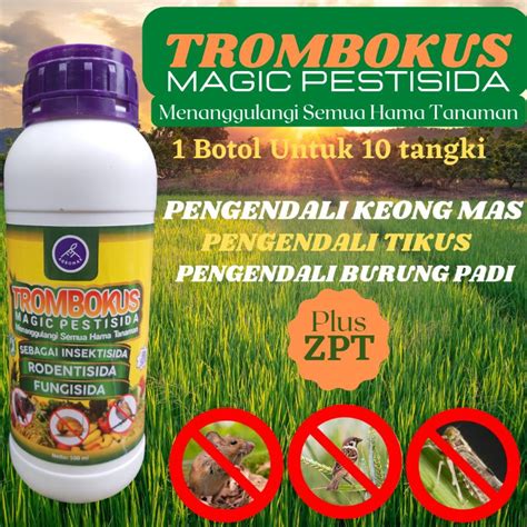 Jual Trombokus Magic Pestisida Insektisida Rodentisida Fungisida