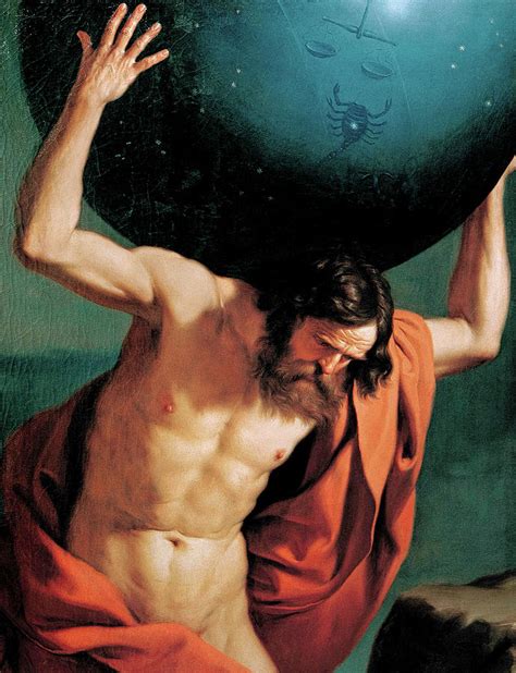 Atlas Painting by Guercino - Pixels