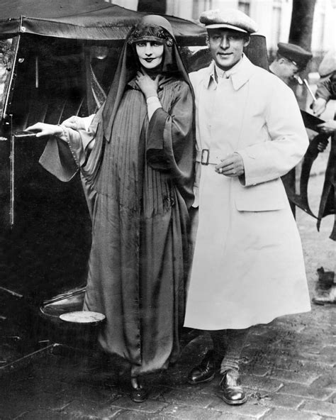 Rudolph Valentino And His Wife Natacha Rambova By Victor Console