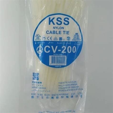 White Kss Cv Nylon Cable Tie At Rs Pack In Bengaluru Id