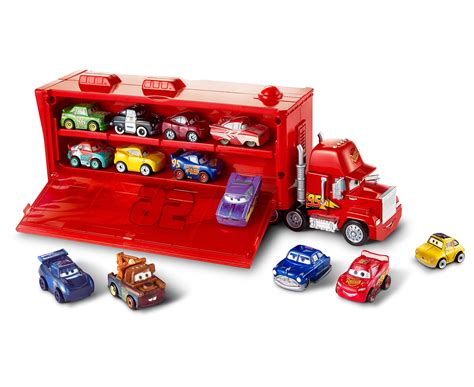 Disney Pixar Cars Mini Racers Mack Transporter Playset Au