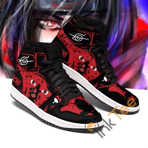 Naruto Itachi Eyes High Top Costume Anime Amazon Air Jordan Shoes