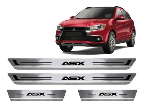 Acessórios Soleira Aço Inox Escovado Mitsubishi Asx Todos