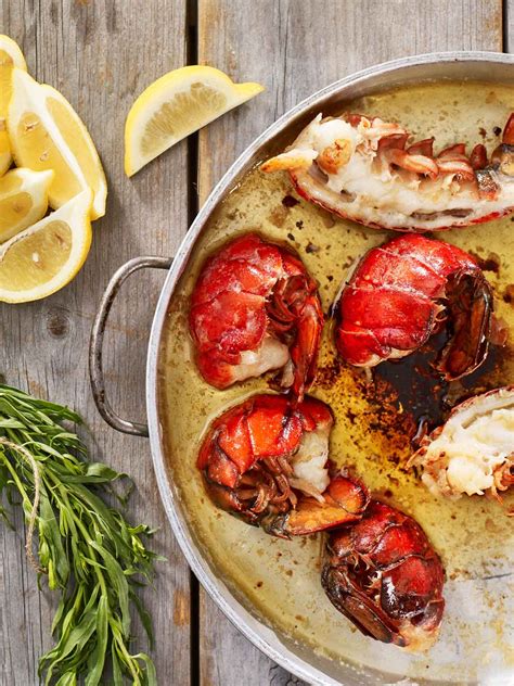 Butter Poached Maine Lobster Tails Maine Lobster Recipe