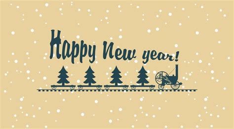 Premium Vector Happy New Year Poster