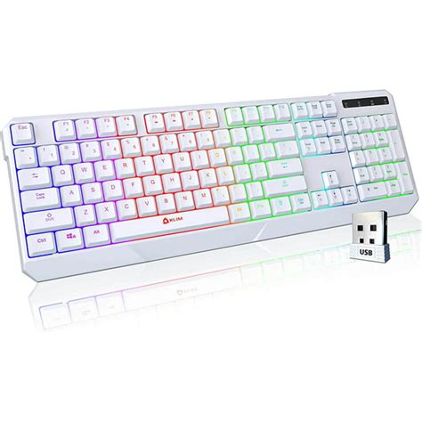 KLIM Chroma Wireless Gaming Keyboard RGB - New 2023 - Long-Lasting ...