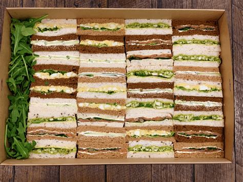 Finger Sandwich Platter of 24 | Catering Zone