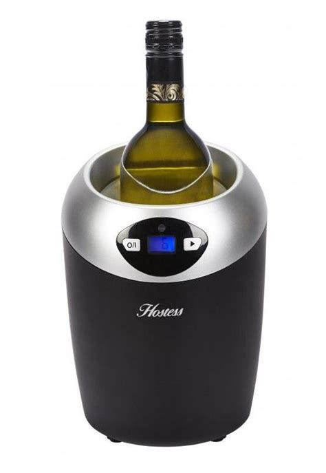 Hostess Hw01mb Single Bottle Wine Chiller Warmer Variable Temperature Black Electrical Deals