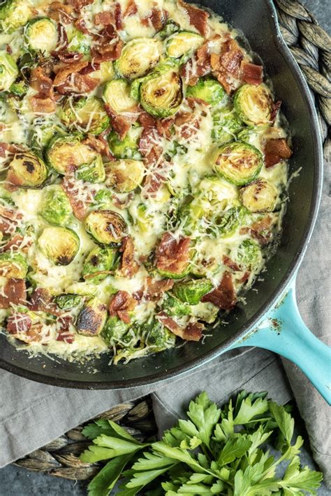 Cheesy Bacon Brussels Sprouts Home Made Interest