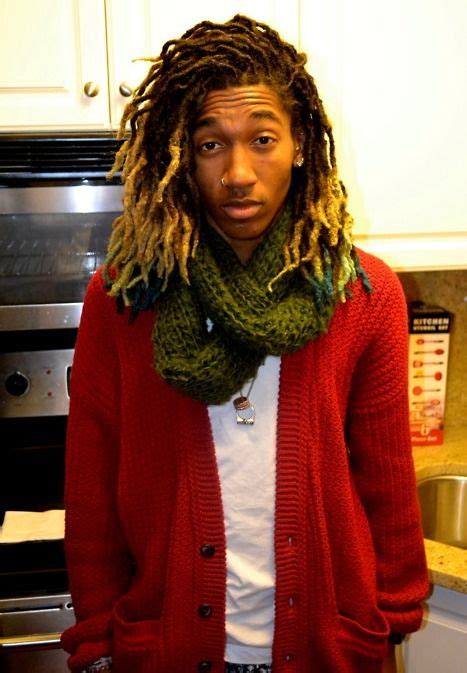 Blonde And Black Locs Dreadlock Hairstyles For Men Dreadlock Styles Dreads Styles Black Men