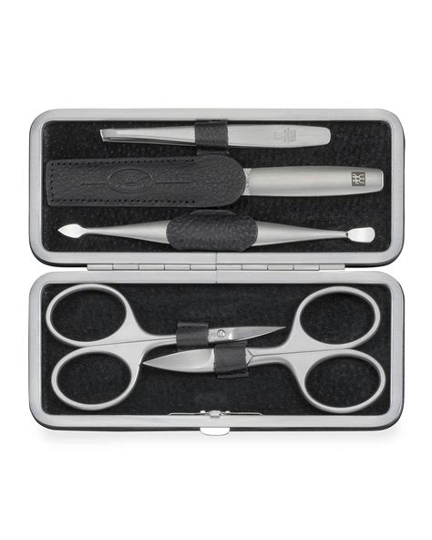 Zwilling Beauty Piece Yak Leather Grooming Set Neiman Marcus