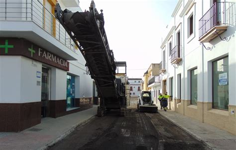 Las Obras De Asfaltado De Calles De Lebrija Avanzan A Buen Ritmo