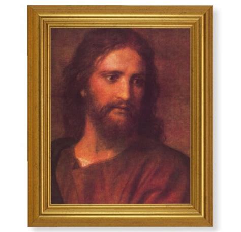 Christ At 33 Gold Framed Art Buy Religious Catholic Store