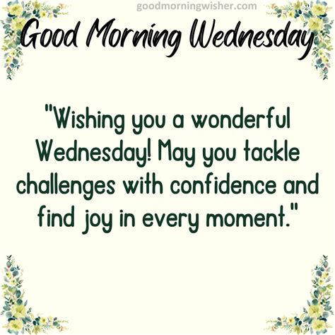 Beautiful Good Morning Wednesday Messages Wishes Images