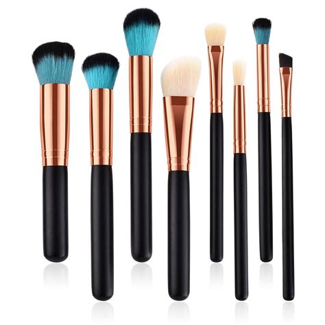 Pro 8pcs Makeup Brushes Set Tools Cosmetic Foundation Eyeshadow Blusher Concealer Powder Makeup