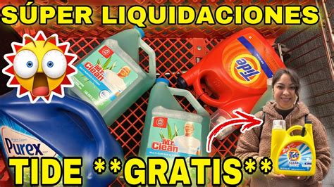 ACORRER TENEMOS 75 EN JABON SIN CUPONES TIDE GRATIS