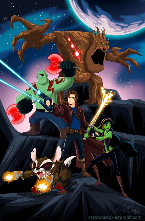 Geek Art Gallery Mash Up Disney Guardians