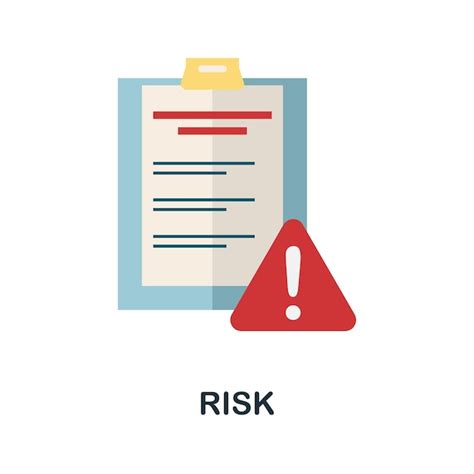 Premium Vector Risk Icon Simple Element From Core Values Collection