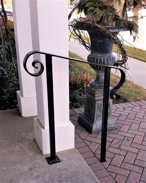 Traditional Entry Step Handrails Great Lakes Metal Fabrication