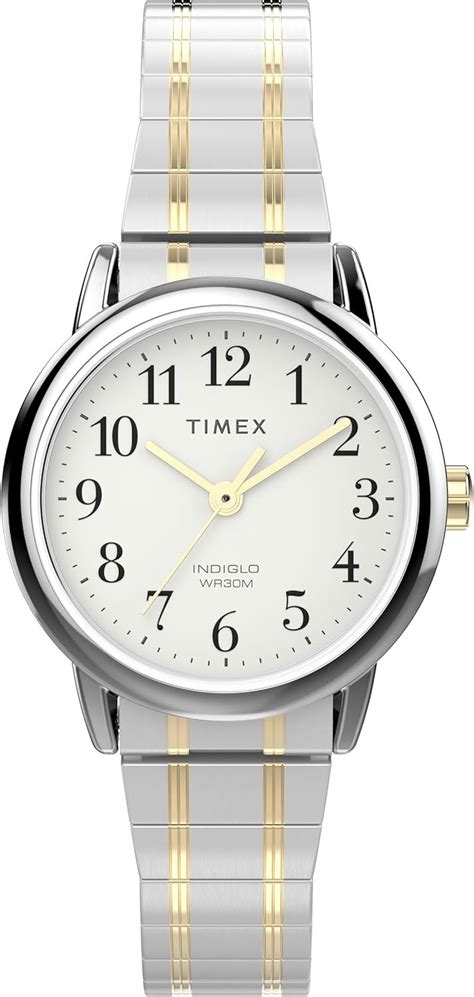 Timex Womens Easy Reader 25mm Watch Two Tone Expansion