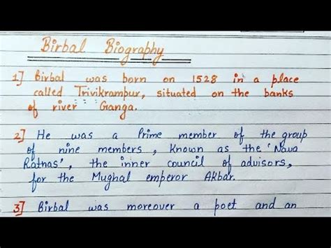 Birbal Biography Ten Lines On Biography Of Birbal Write An Essay On