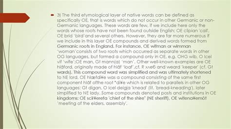 Different chronological layers of native words презентация онлайн