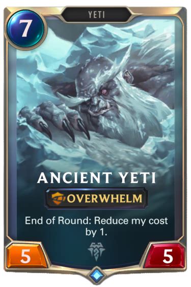 Ancient Yeti Liquipedia Legends Of Runeterra Wiki