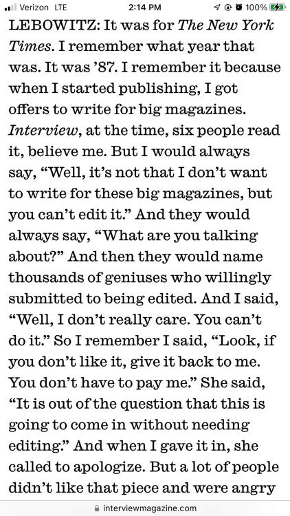 The Voice Fran Lebowitz Interview Magazine Tumbex