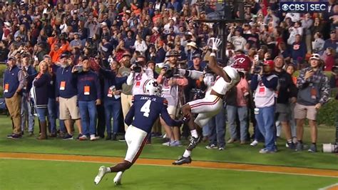 Jalen Milroe Delivers Milroe Miracle Touchdown To Beat Auburn In Iron