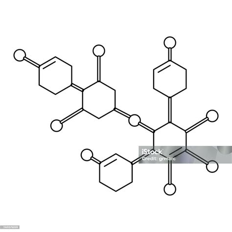 Structure Molecular Science Icon Stock Illustration - Download Image ...