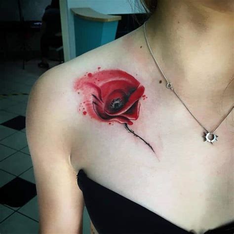 Beautiful Poppy Tattoo Designs For Women Tattooadore